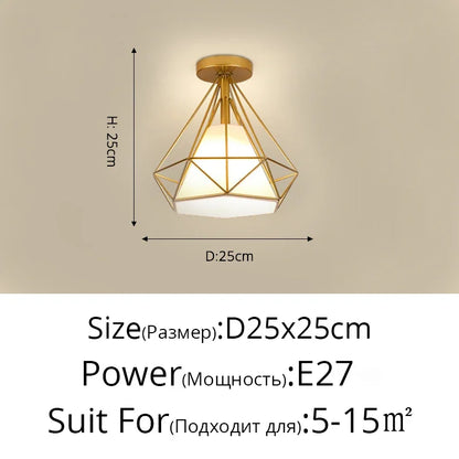 Lámpara de araña LED de cristal DecorBites™ para iluminación moderna de salas de estar, estudios y pasillos