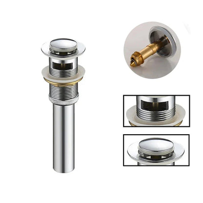 DecorBites™ Gold Large Round Bathroom Pop-up Drain for Copper Washbasin Sink