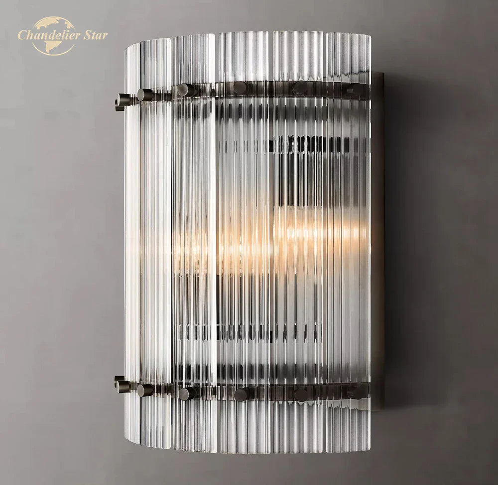 DecorBites™ LED Glass San Marco Round Wall Lamp for Living Room Bedroom Bathroom Decor