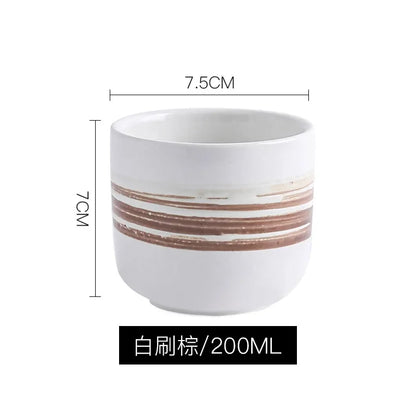 DecorBites™ Japanese Ceramic Coffee Tea Cup Porcelain Drinkware Mug - Wholesale