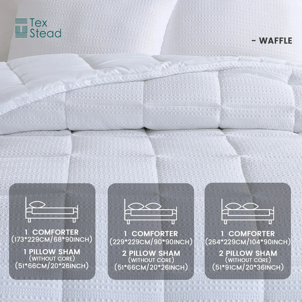 Decobites All Season Bed Comforter for Winter Warmth, Machine Washable