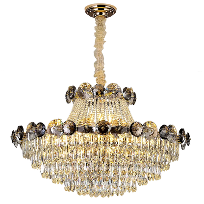 DecorBites™ Crystal Light Luxury Chandelier for Living Room Dining Bedroom