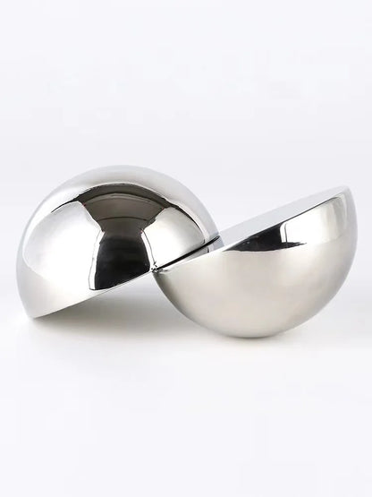 ديكور بايتس™ - كرة زجاجية هندسية - تمثال صغير لديكور المنزل