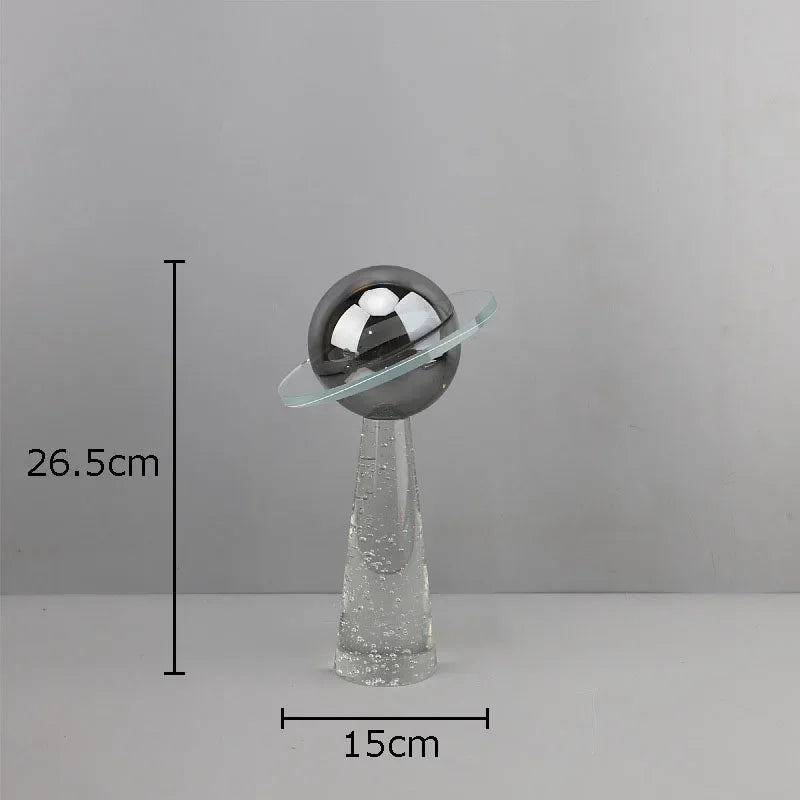 ديكوربايتس™ منحوتة مكتب على شكل نجمة كريستالية هندسية - ديكور جمالي للغرفة