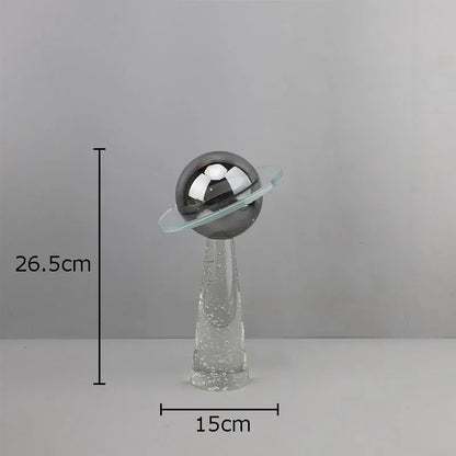 ديكوربايتس™ منحوتة مكتب على شكل نجمة كريستالية هندسية - ديكور جمالي للغرفة