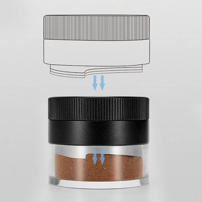 DecorBites™ Espresso Tamper: Automatic Gravity Powder Tamping Tool for Barista, Coffee Maker