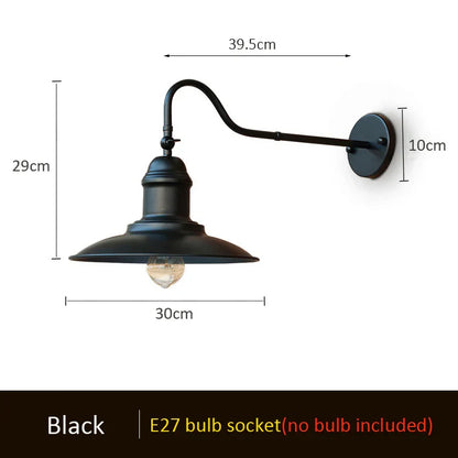 DecorBites™ Industrial Outdoor Wall Lamp for Garden, Porch, Stair, Bedroom Lighting
