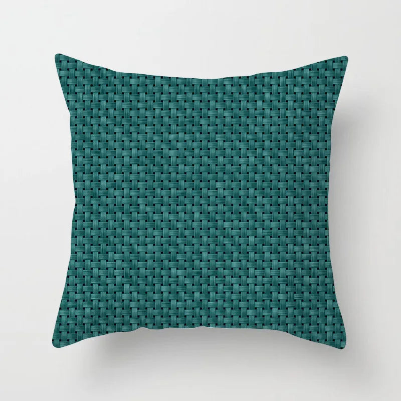 Geometric Leaf Feather Cushions