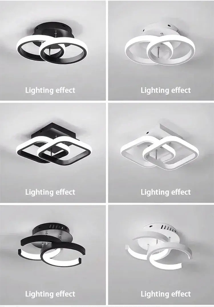 DecorBites™ Modern LED Chandelier Light for Home