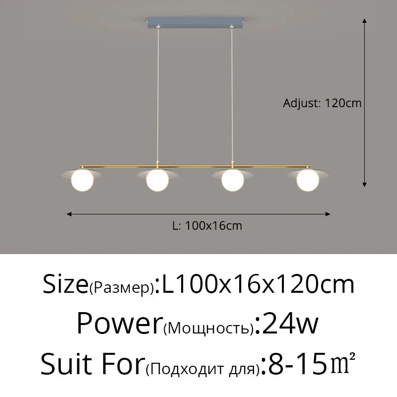 DecorBites™ Dimmable Led Ceiling Chandelier for Living Room, Dining Table, Kitchen - Modern Indoor Lighting Fixture