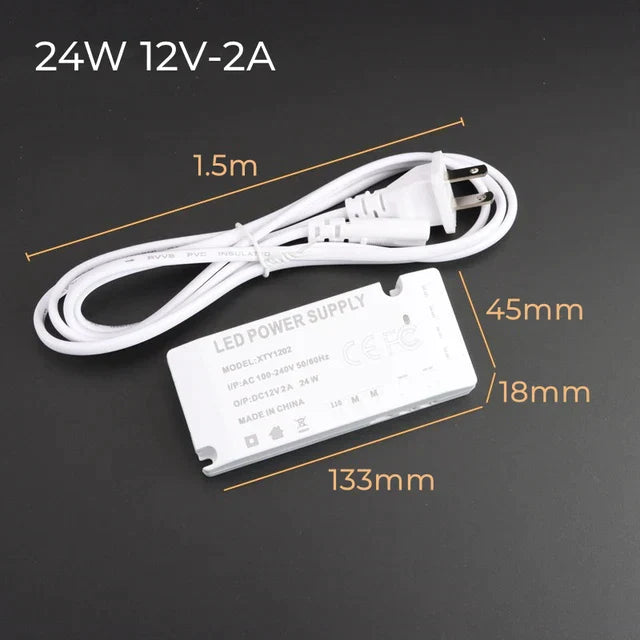 مصباح بار خزانة LED من DecorBites™ لشريط إضاءة رفوف الكتب الزجاجي مقاس 8 مم