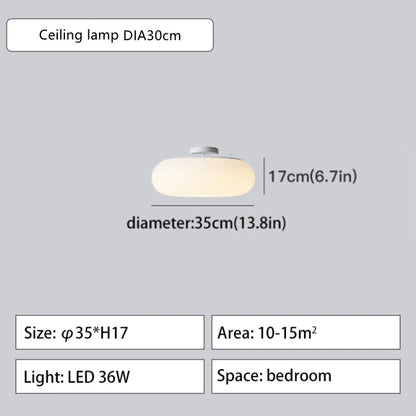 Lámpara colgante DecorBites™ Itka - Pantalla blanca minimalista para mesa de comedor, dormitorio o cocina