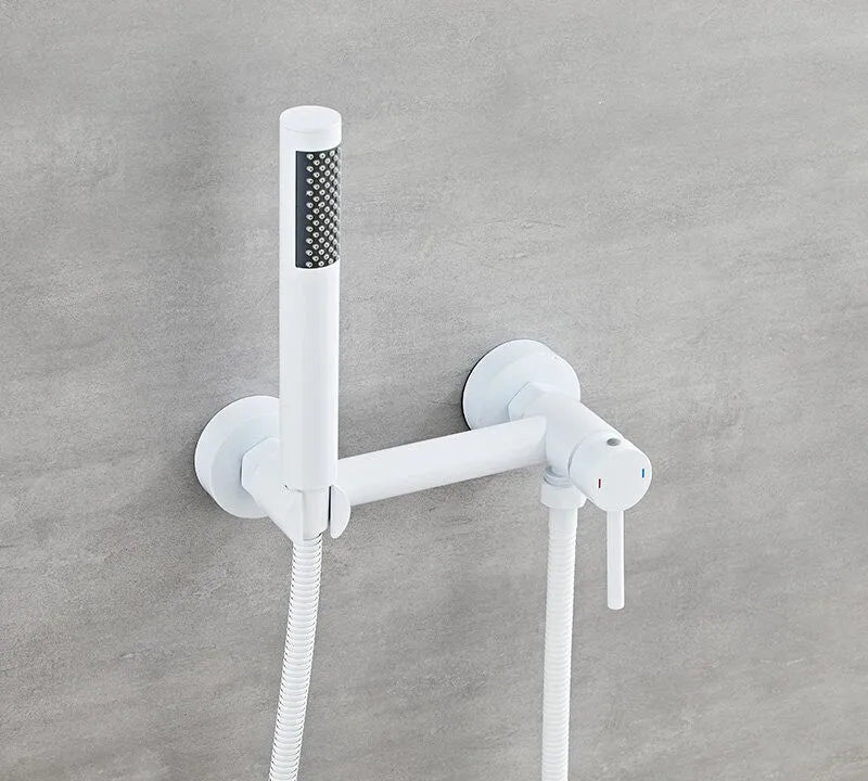 DecorBites™ Bathroom Bidet Faucet Set with Hot Cold Spray Gun Nozzle & Copper Hardware