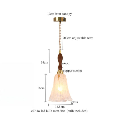 DecorBites™ Green Wave Glass Pendant Lamp: Modern Minimalism for Living Room, Bedroom, Cafe