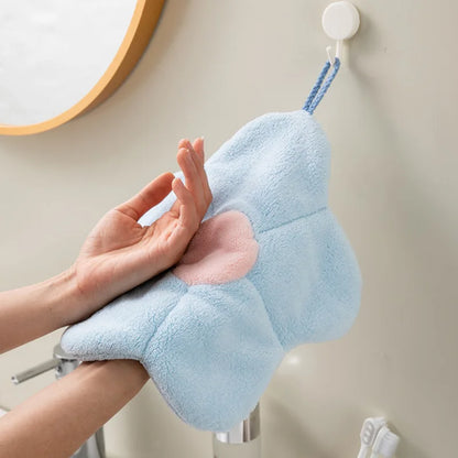 مناشف يد DecorBites™ المصنوعة من الصوف المرجاني: سميكة، قابلة للتهوية، فائقة الامتصاص للمطبخ والحمام