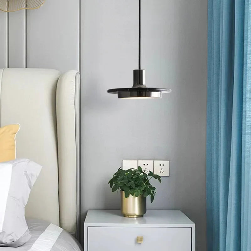 Gold Marble Saucer Chandelier
