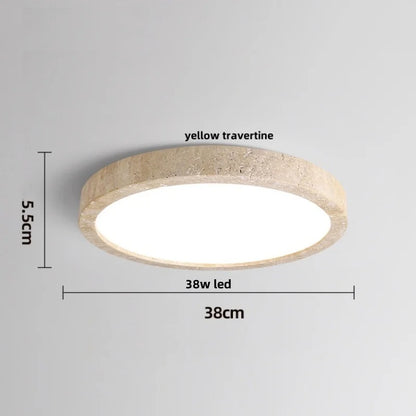 DecorBites™ LED Ceiling Lights Modern Nordic White Stone Plafond Lamp