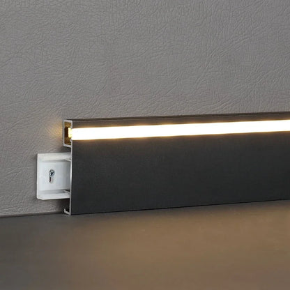 DecorBites™ LED Aluminium Profile Baseboard 1M/2M Linear Light Bar for Surface Mounted Skirting