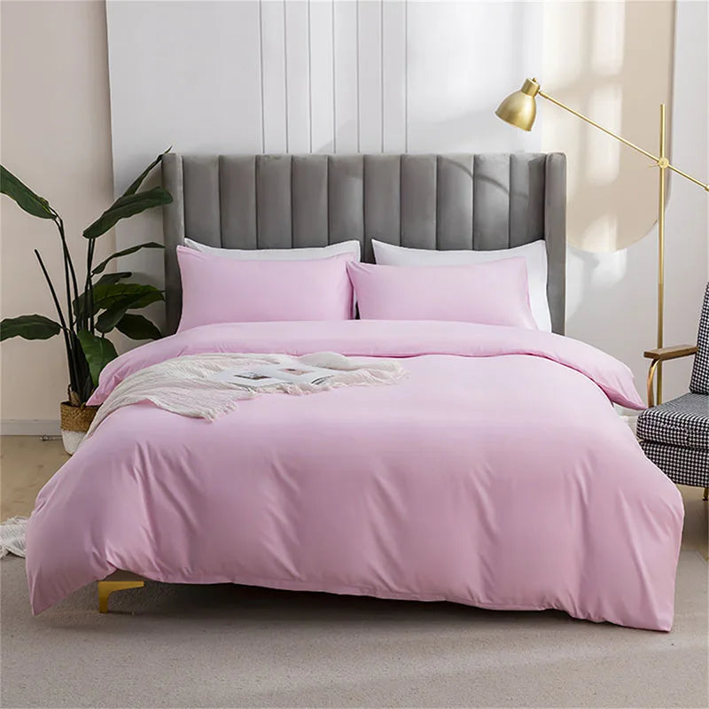 DecorBites™ Brushed Duvet Cover Set | Soft Skin-Friendly Bedding | Full Queen King Twin Sizes