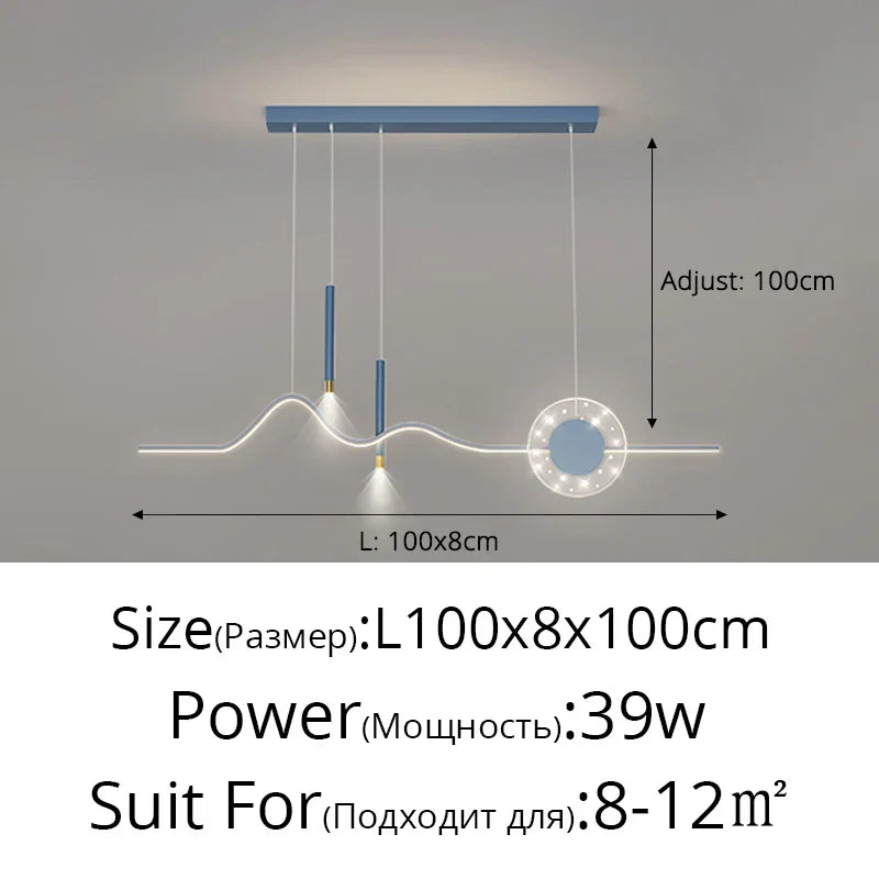 DecorBites™ LED Pendant Lights Modern Hanging Lamp Dining Kitchen Island Decor