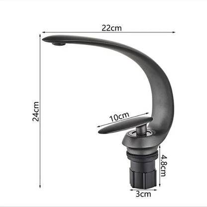 DecorBites™ Brushed Gold Basin Faucet - Single Handle Bathroom Sink Faucet