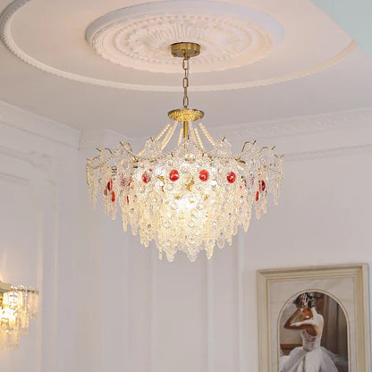 DecorBites™ Crystal Chandelier: Elegant Retro Lighting for Bedroom, Dining, Living Room & Cloakroom