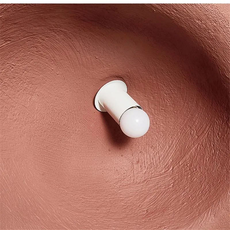 DecorBites™ Khmara E27 Ceiling Light: Nordic Wabi Sabi Art for Home Living Room Décor