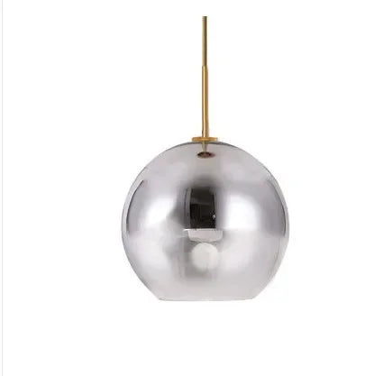 DecorBites™ Glass Ball Pendant Light for Living and Dining Spaces