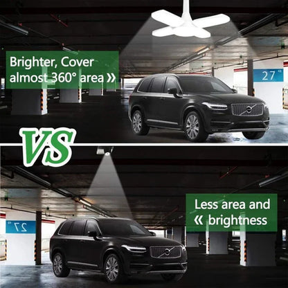 DecorBites™ LED Ceiling Light Industrial Lighting Deformable E26/27 Bulb for Garage Warehouse