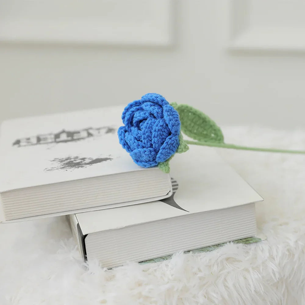 Cotton Rose Crochet Bouquet