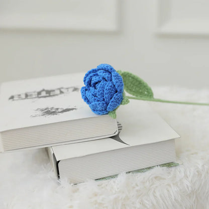 DecorBites™ Knitted Rose Bouquet DIY Crochet Wedding Mother's Day Gift