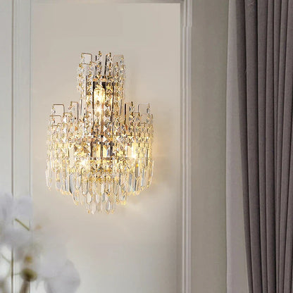 DecorBites™ Crystal Wall Lamp: Elegant Living Room Bedroom Design Lighting