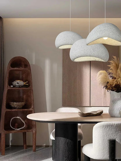 DecorBites™ Japanese Wabi Sabi LED Pendant Lamp Modern Simple Living Room Bedroom Chandelier