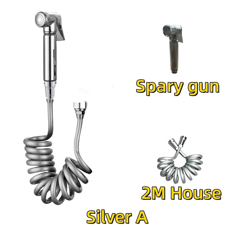 DecorBites™ High Pressure Bidet Sprayer Set - Toilet Hygienic Shower Bathroom Accessories