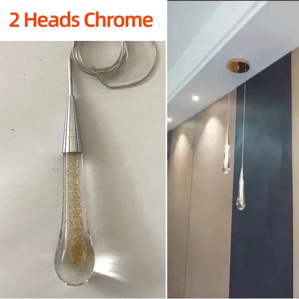 Lámparas colgantes LED de cristal DecorBites™ para restaurantes, bares y escaleras