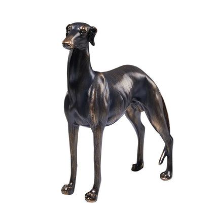 DecorBites™ Greyhound Dog Figurine Resin Home Decor Handicrafts