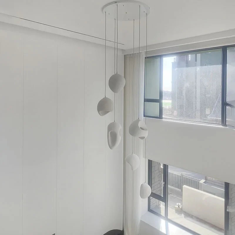 DecorBites™ Handmade Wabi Sabi Duplex Villa Stairs Pendant Lights - Nordic Design Chandelier