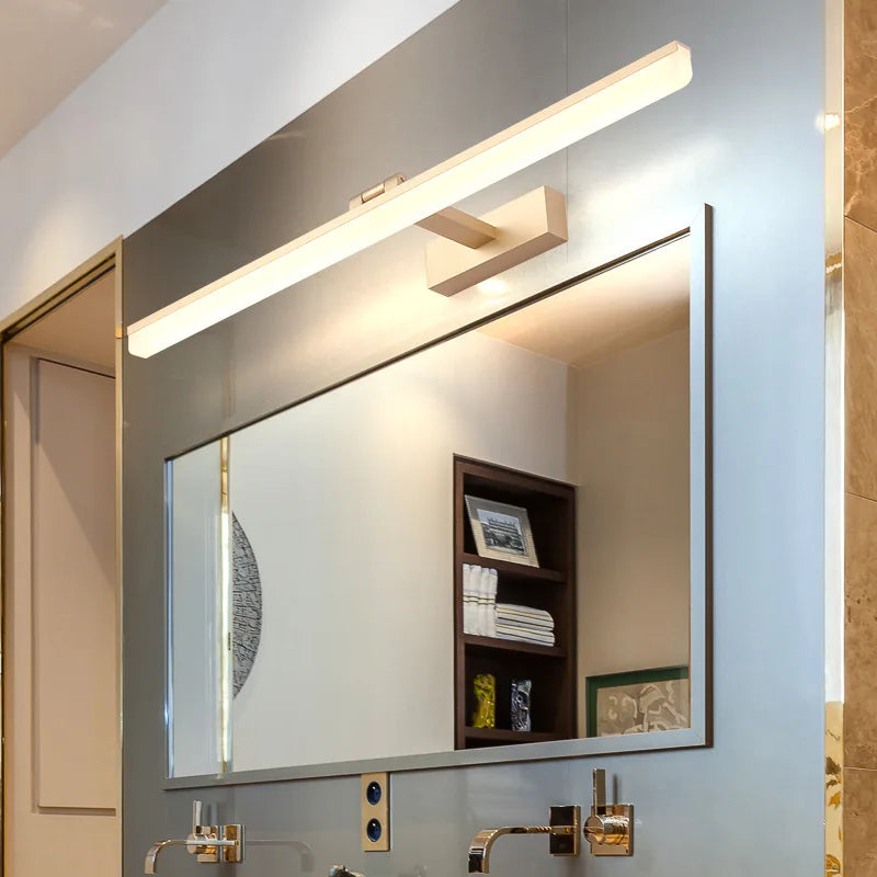 Gold LED Vanity Light 90cm Bathroom Mirror