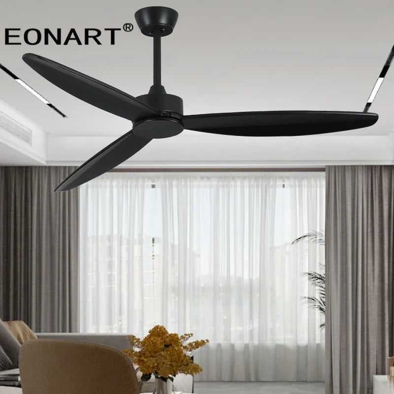 مروحة سقف ديكوربايتس™ الحديثة مقاس 60 بوصة مزودة بإضاءة LED وجهاز تحكم عن بعد