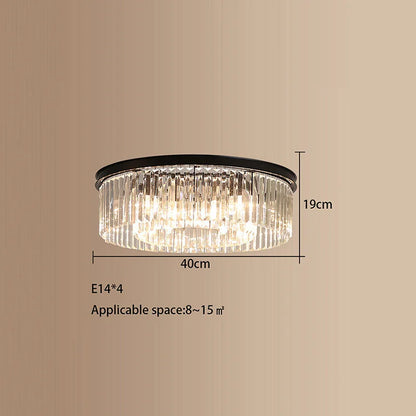 DecorBites™ Crystal LED Ceiling Chandelier for Modern American Minimalist Décor