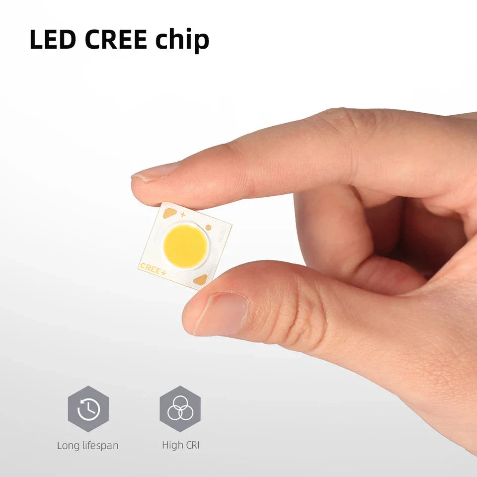 DecorBites™ 7W LED Downlight: IP65 Waterproof, Ultra-thin Design, 30° Beam Angle