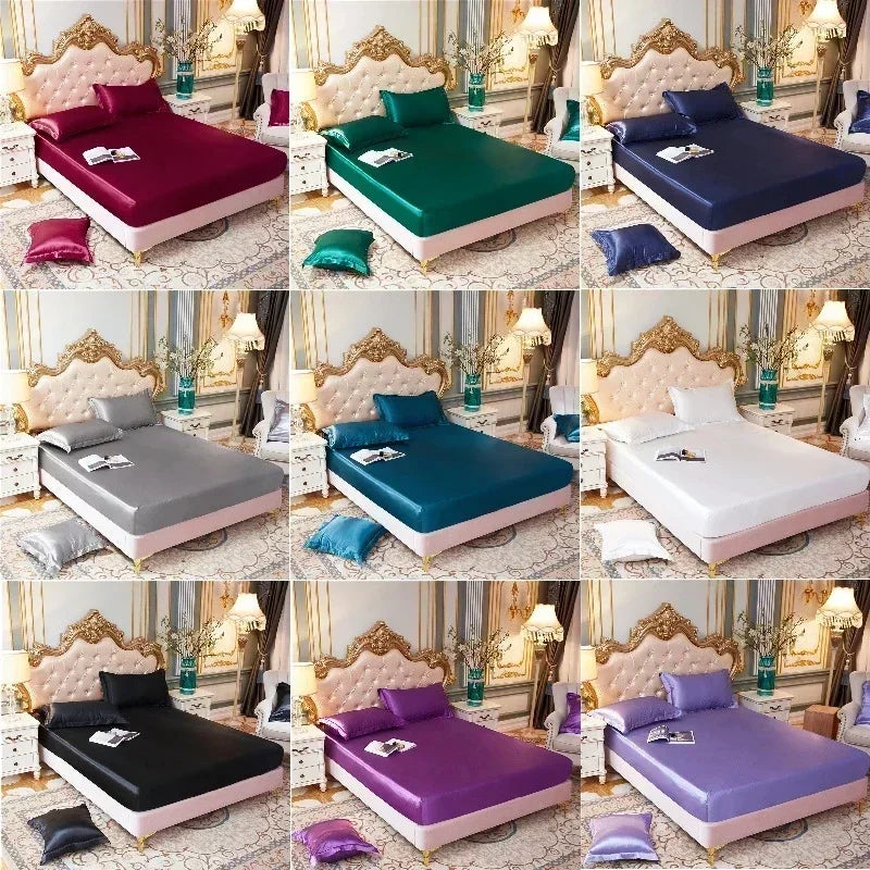 Decobites Satin Silk Pillowcase: Smooth & Skin-Friendly Solid Color Cover