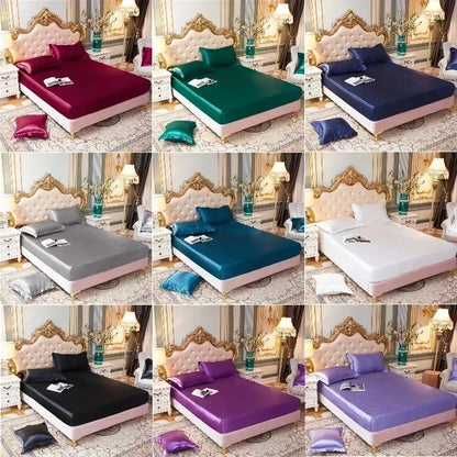 Decobites Satin Silk Pillowcase: Smooth & Skin-Friendly Solid Color Cover