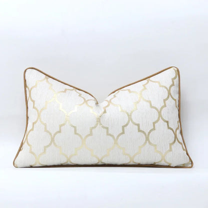 DecorBites™ Jacquard Luxury Cushion Cover for Livingroom Bedroom Sofa Decor Pillowcase