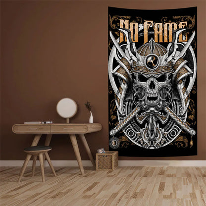 Decobites Psychedelic Viking Symbols Hanging Tapestries Home Wall Decor Hippie Witchcraft Tapiz