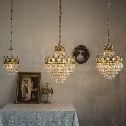 Lámpara colgante LED de cristal DecorBites™ para sala de estar