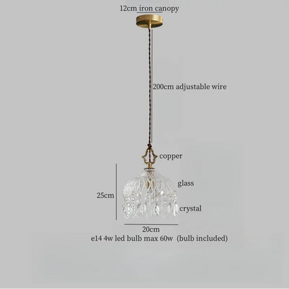 DecorBites™ Crystal LED Ceiling Light - Modern Style for Bedroom, Living, Dining Room