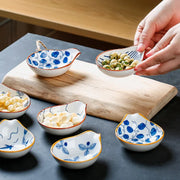 Geometric Ceramic Sauce Dish
