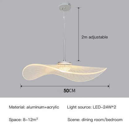 DecorBites™ Lotus Leaf Pendant Lights: Modern Acrylic Charm for Home Decor
