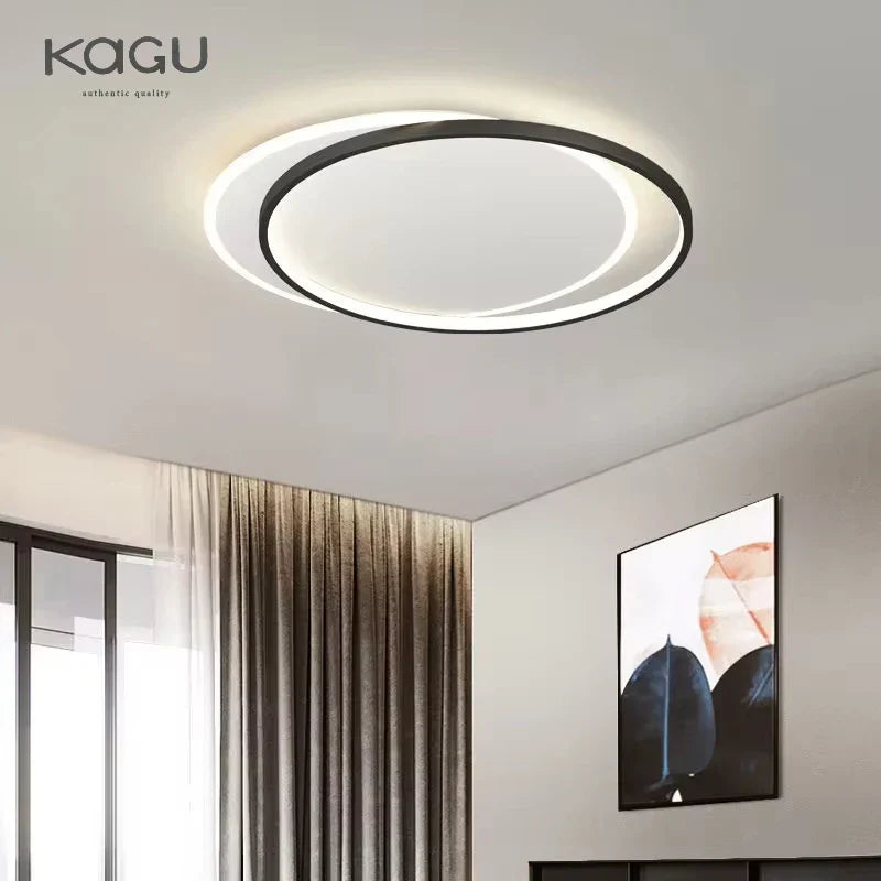 DecorBites™ Round Bedroom Ceiling Lights: Modern Nordic Minimalist Living Room Study Lamp